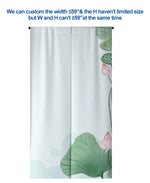 Custom Doorway Curtain Personalized with Photo Text Logo DIY  Hanging Screen Door with Tension Rod