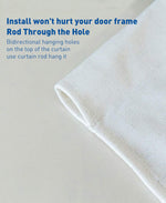 Custom Doorway Curtain Personalized with Photo Text Logo DIY  Hanging Screen Door with Tension Rod