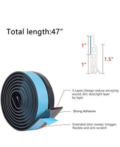 Under Door Draft Stopper 47 Inch Length